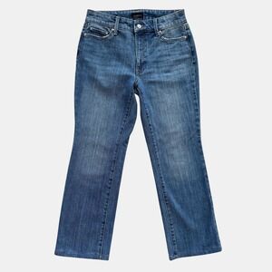 Talbots Barely Boot Jean Curvy Petite Women's 6P Blue Mid Rise Stretch timeless